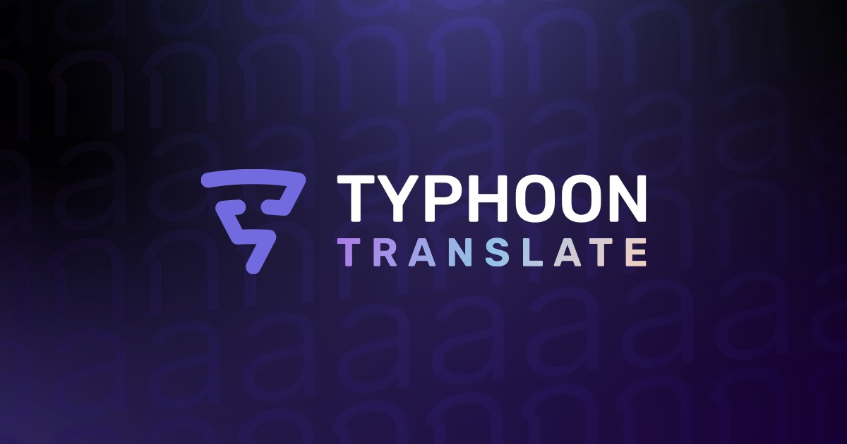 TYPHOON Translate